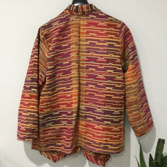 Vintage Maggie Sweet Western Print Jacket Large - Picture 2 of 4